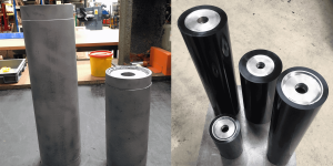 Polyurethane roller covering